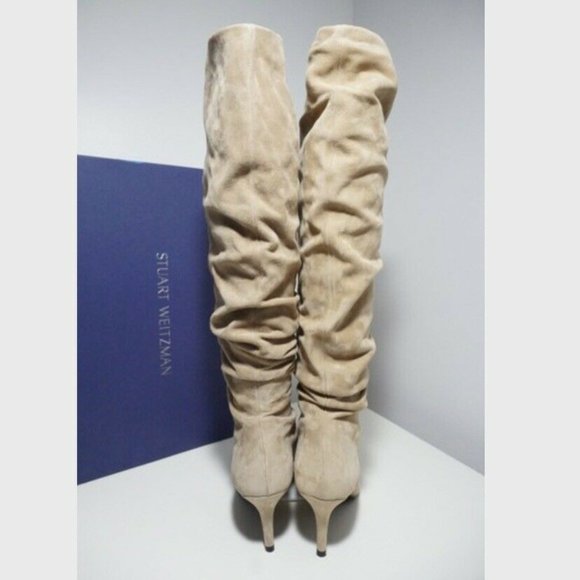 Stuart Weitzman Tan Heeled Boots - Picture 4 of 11